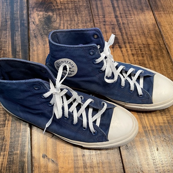 Converse Chuck Taylor Navy High Top Sneakers - Picture 7 of 9